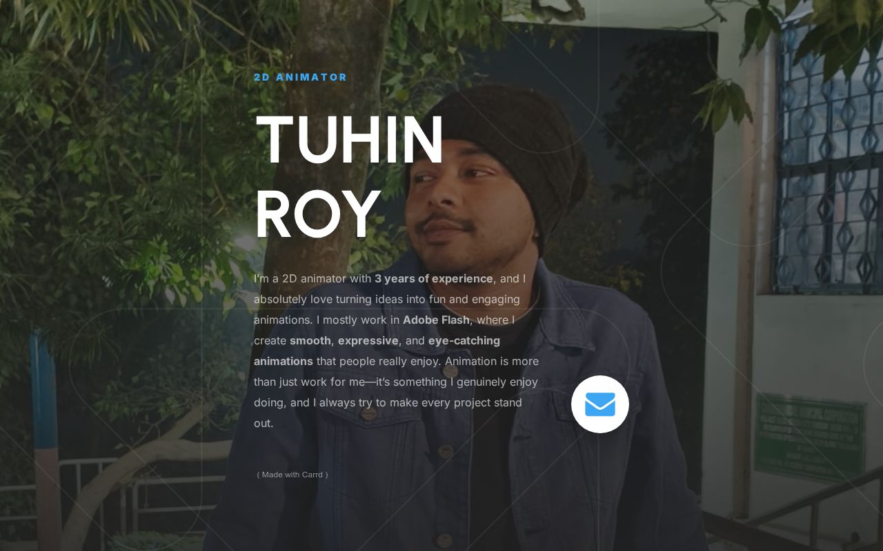Carrd profile picture for @tuhin